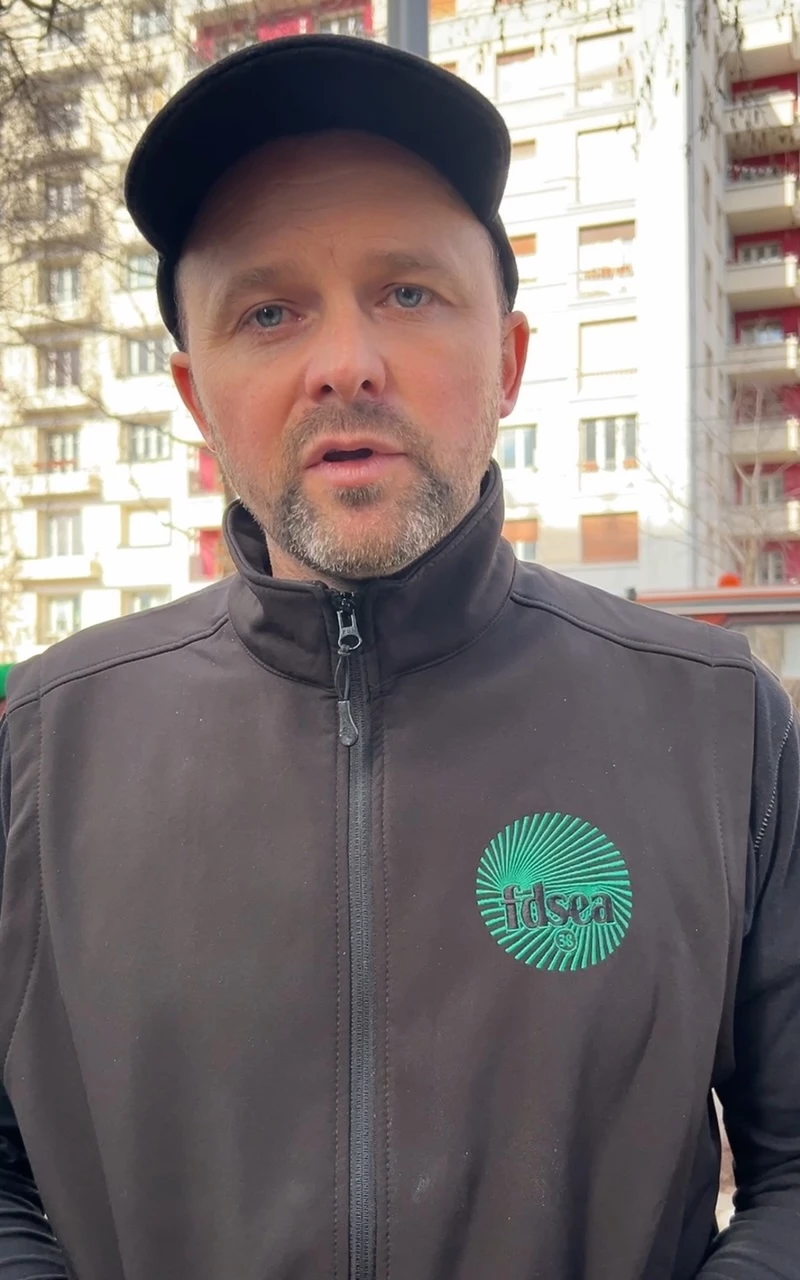 Aurélien Clavel, secrétaire de la FDSEA de l'Isère