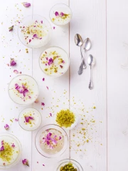 Mahlabia, flan libanais à la rose