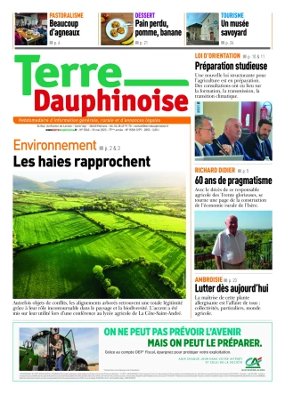 A la Une cette semaine 