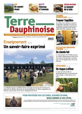 A la Une cette semaine